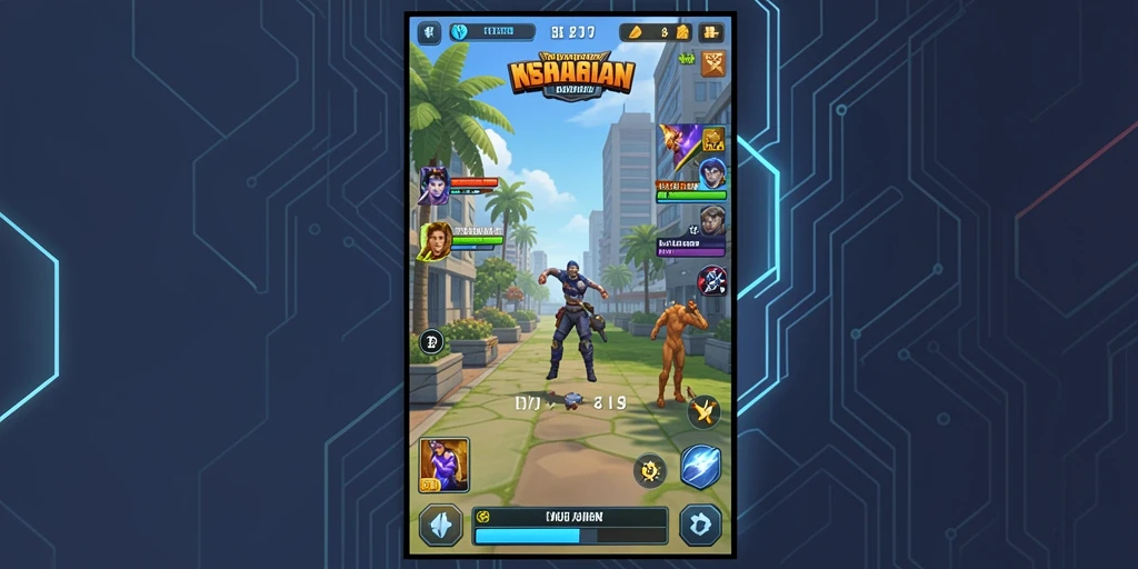 ligaraya - Tangkapan layar menunjukkan grafik menawan dari permainan.